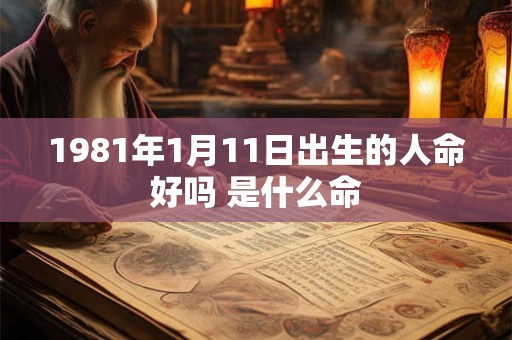 1981年1月11日出生的人命好吗 是什么命 1981年1月11日出生的人命好吗 是什么命