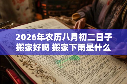 2026年农历八月初二日子搬家好吗 搬家下雨是什么兆头