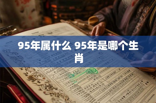 95年属什么 95年是哪个生肖