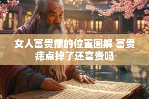 女人富贵痣的位置图解 富贵痣点掉了还富贵吗 女人富贵痣的位置图解 富贵痣点掉了还富贵吗