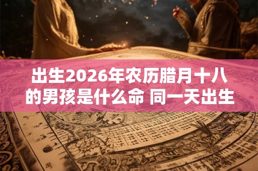 出生2026年农历腊月十八的男孩是什么命 同一天出生的名人有谁