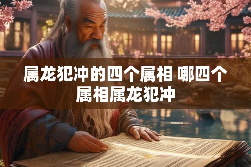 属龙犯冲的四个属相 哪四个属相属龙犯冲