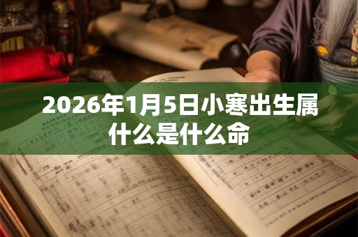 2026年1月5日小寒出生属什么是什么命 2026年1月5日小寒出生属什么是什么命
