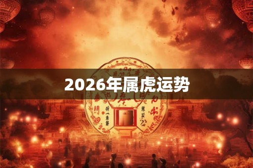 2026年属虎运势