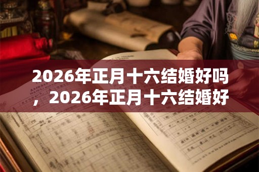 2026年正月十六结婚好吗，2026年正月十六结婚好不好