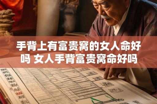 手背上有富贵窝的女人命好吗 女人手背富贵窝命好吗