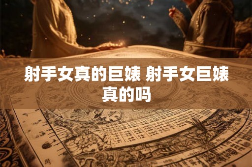 射手女真的巨婊 射手女巨婊真的吗