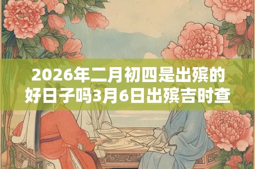 2026年二月初四是出殡的好日子吗3月6日出殡吉时查询