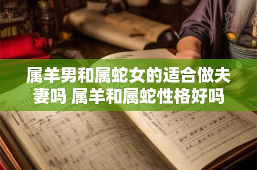 属羊男和属蛇女的适合做夫妻吗 属羊和属蛇性格好吗 属羊男和属蛇女的适合做夫妻吗 属羊和属蛇性格好吗