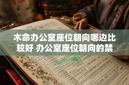 木命办公室座位朝向哪边比较好 办公室座位朝向的禁忌
