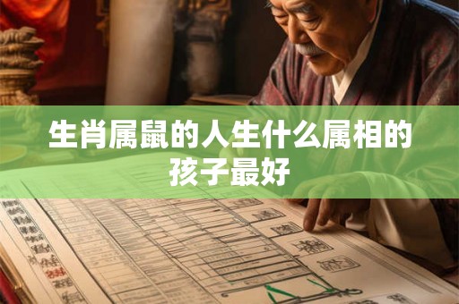生肖属鼠的人生什么属相的孩子最好