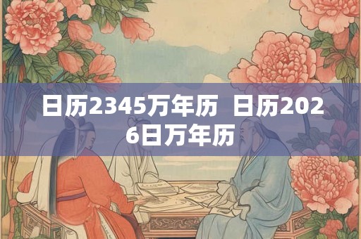 日历2345万年历 日历2026日万年历 日历2345万年历 日历2026日万年历