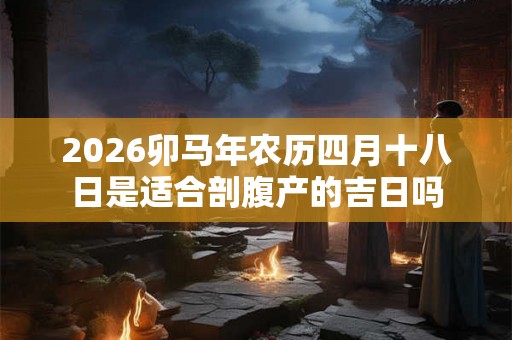2026卯马年农历四月十八日是适合剖腹产的吉日吗