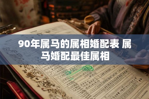 90年属马的属相婚配表 属马婚配最佳属相