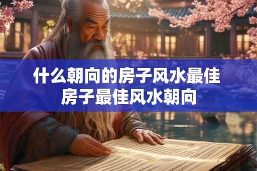 什么朝向的房子风水最佳 房子最佳风水朝向