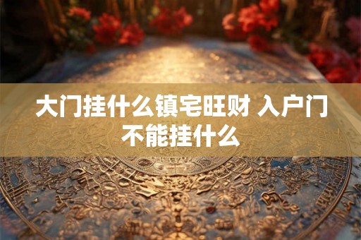 大门挂什么镇宅旺财 入户门不能挂什么 大门挂什么镇宅旺财 入户门不能挂什么