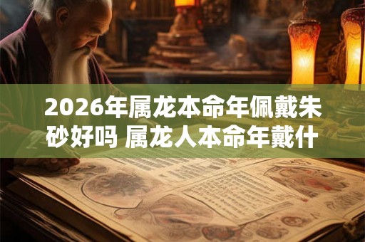 2026年属龙本命年佩戴朱砂好吗 属龙人本命年戴什么好 2026年属龙本命年佩戴朱砂好吗 属龙人本命年戴什么好