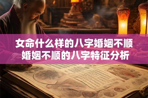 女命什么样的八字婚姻不顺 婚姻不顺的八字特征分析