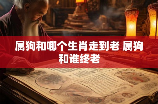 属狗和哪个生肖走到老 属狗和谁终老 属狗和哪个生肖走到老 属狗和谁终老