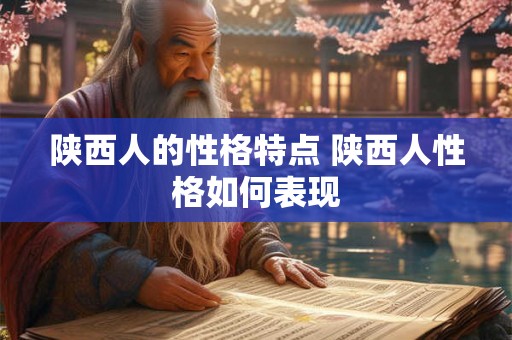陕西人的性格特点 陕西人性格如何表现