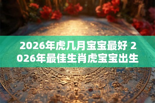 2026年虎几月宝宝最好 2026年最佳生肖虎宝宝出生月份