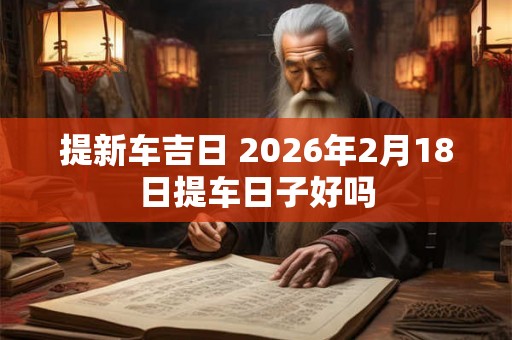 提新车吉日 2026年2月18日提车日子好吗