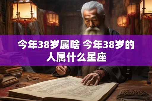 今年38岁属啥 今年38岁的人属什么星座 今年38岁属啥 今年38岁的人属什么星座