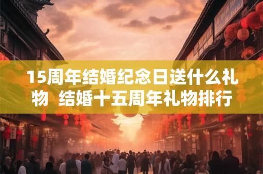 15周年结婚纪念日送什么礼物  结婚十五周年礼物排行榜