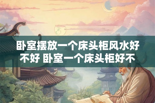 卧室摆放一个床头柜风水好不好 卧室一个床头柜好不好