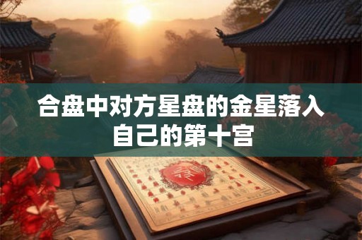 合盘中对方星盘的金星落入自己的第十宫