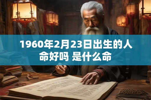 1960年2月23日出生的人命好吗 是什么命