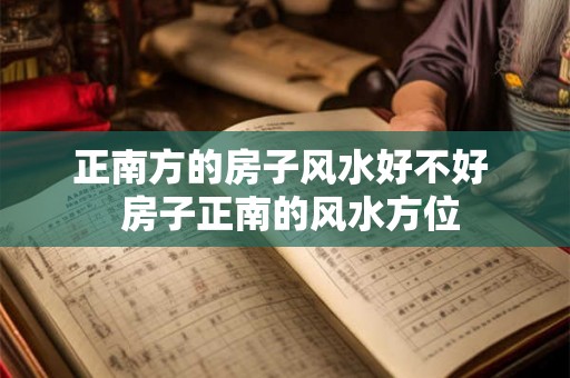 正南方的房子风水好不好  房子正南的风水方位