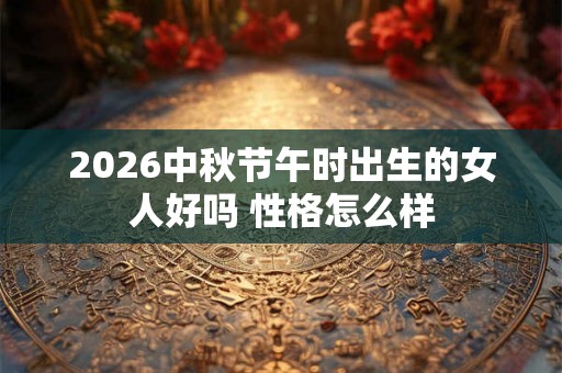 2026中秋节午时出生的女人好吗 性格怎么样