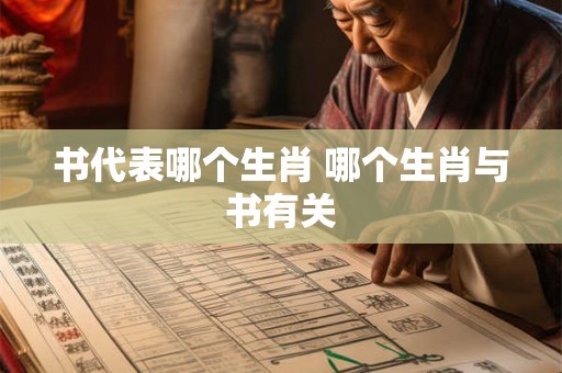 书代表哪个生肖 哪个生肖与书有关