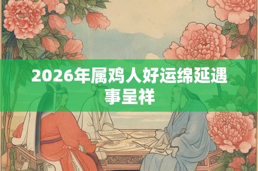2026年属鸡人好运绵延遇事呈祥 2026年属鸡人好运绵延遇事呈祥