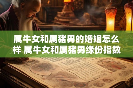 属牛女和属猪男的婚姻怎么样 属牛女和属猪男缘份指数 属牛女和属猪男的婚姻怎么样 属牛女和属猪男缘份指数