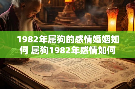 1982年属狗的感情婚姻如何 属狗1982年感情如何