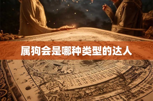 属狗会是哪种类型的达人