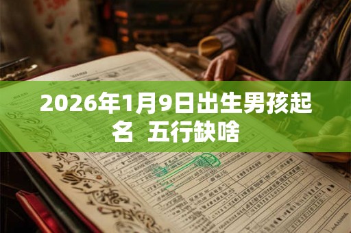 2026年1月9日出生男孩起名  五行缺啥
