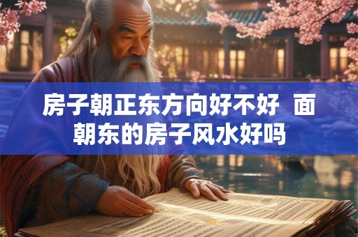 房子朝正东方向好不好  面朝东的房子风水好吗