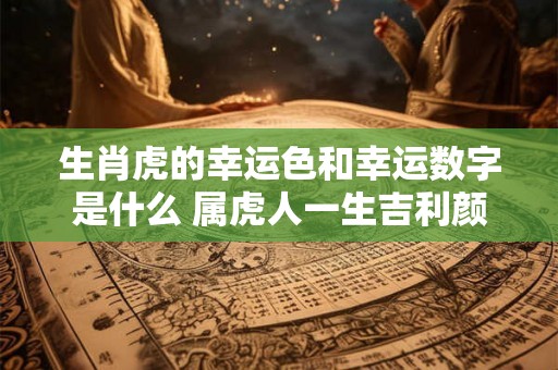 生肖虎的幸运色和幸运数字是什么 属虎人一生吉利颜色数字分析