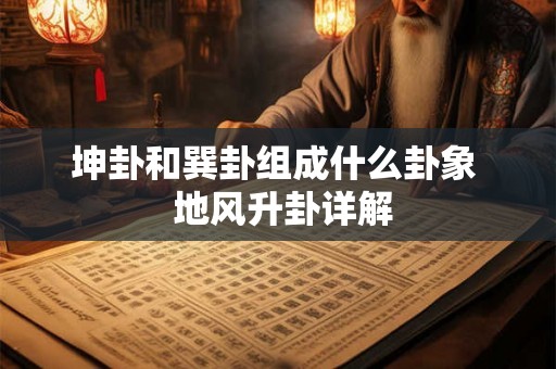 坤卦和巽卦组成什么卦象  地风升卦详解