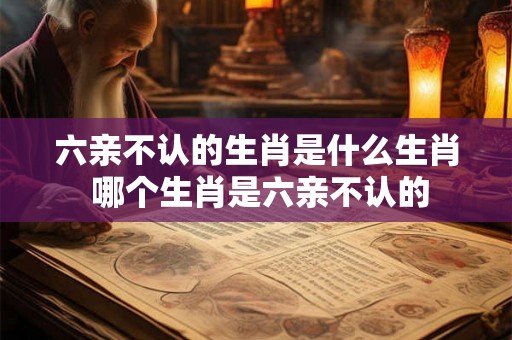 六亲不认的生肖是什么生肖 哪个生肖是六亲不认的 六亲不认的生肖是什么生肖 哪个生肖是六亲不认的