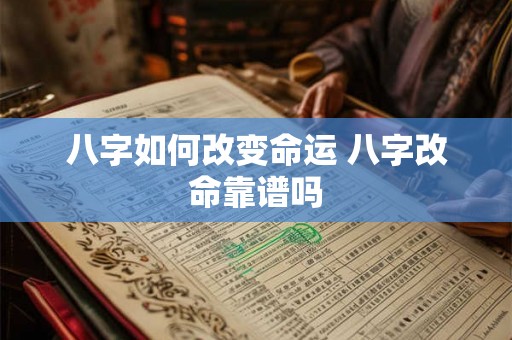八字如何改变命运 八字改命靠谱吗 八字如何改变命运 八字改命靠谱吗