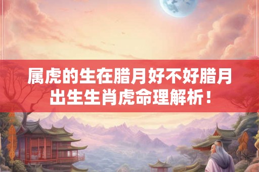 属虎的生在腊月好不好腊月出生生肖虎命理解析！