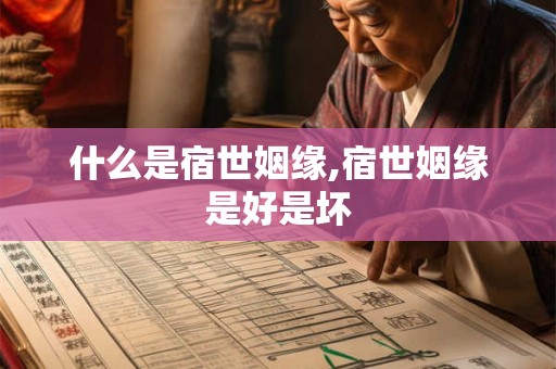 什么是宿世姻缘,宿世姻缘是好是坏