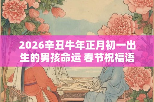 2026辛丑牛年正月初一出生的男孩命运 春节祝福语