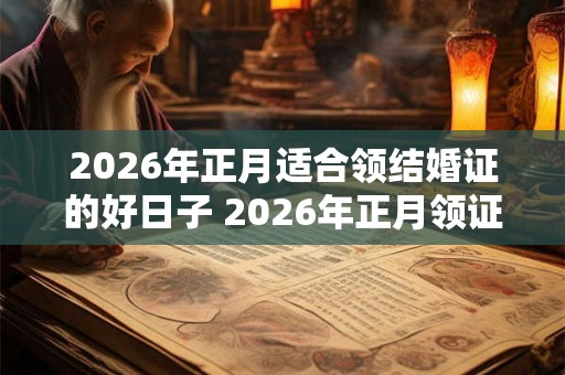 2026年正月适合领结婚证的好日子 2026年正月领证吉日