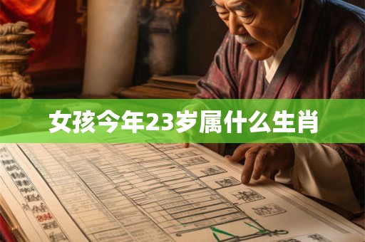 女孩今年23岁属什么生肖 女孩今年23岁属什么生肖