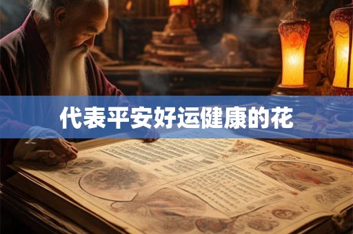 代表平安好运健康的花
